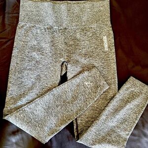 Gymshark leggings vital dark gray marl